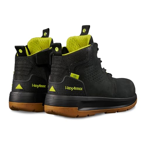 HexArmor Men's safety work boot with composite toe cap, heeled, water resistant, durable, lightweight, breathable and water resistant, The Xtend Series2