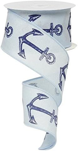 アンカーワイヤーエッジリボン - 10ヤード 2.5" RG015