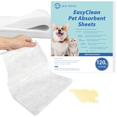 L&W BROS. Easy Clean Pet Quick Absorbent Sheets – Innovative ...
