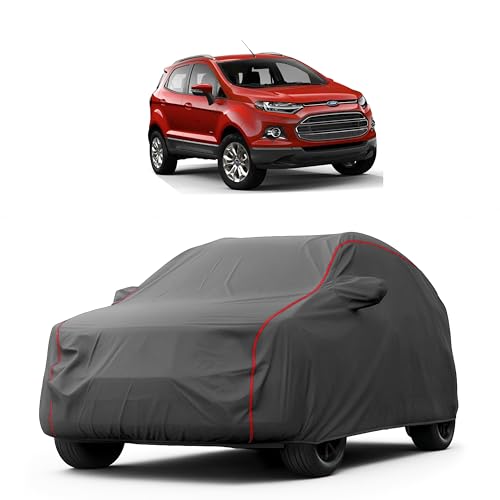 Image of Heavy-Duty Car Cover for Compatible with Ford Ecosport (2019 to 2025 All Models) Deluxe Car Protection Cover - Waterproof & UV-Resistant All-Season Exterior Protection