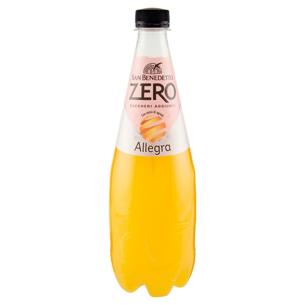 San Benedetto Allegra Aranciata Zero PET sans sucre 0,75 L Limonade Orange sans sucre