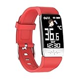 Manténgase conectado después de conectar el reloj con la aplicación, la pulsera vibrará para avisarte de llamadas, mensajes SMS y redes sociales como Facebook, WhatsApp, Twitter, Messenger, e-mail, Skype, etc. Nunca te pierdas llamadas y mensajes importantes. El recordatorio integrado y la alarma te recordarán a pausar o levantarte con vibraciones suaves pero lo suficientemente potentes para mantener un estilo de vida saludable.