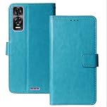 Anybird Premium Retro Flip Leather Protector Case For XGODY X33 6" Magnetic Card Slot Protective Bumper Folio Pouch (Blue)