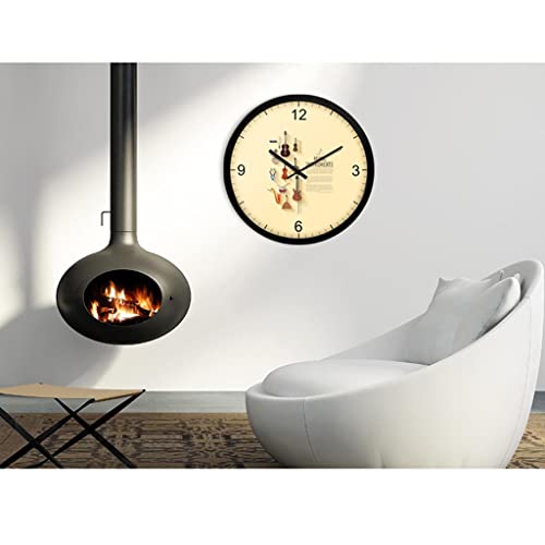 Horloge murale simple et moderne pour maison et salon - 5