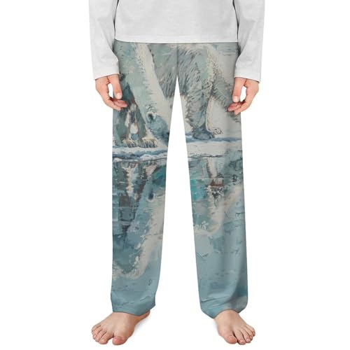 White Polar Bears on IceChildren's Casual Pajamas140CM