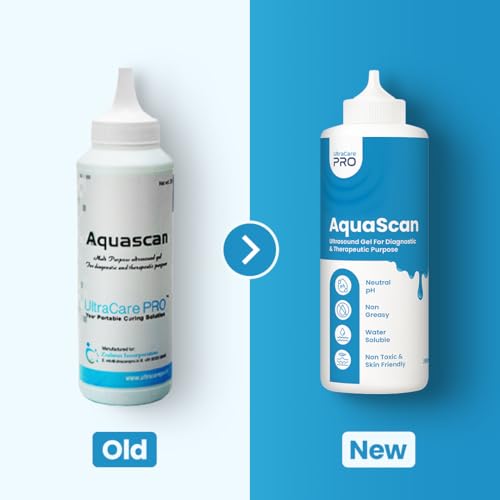 UltraCare PRO Aquascan- Ultrasound Gel For Diagnostic And Therapeutic Purpose (Pack Of 3 Bottles)
