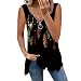 Zldhxyf Camicia Una Manica Gilet con Scollo a V con Zip Stampata Multicolore in Vita Casual da Donna Camicie Trasparenti