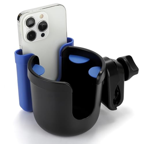 Accmor 2-in-1 Walker Cup Holder with Phone Holder, Wheelchair Cup Holder, Rollator Cup Holder, Cup...