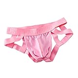 Nzwiluns Mens Jockstrap Underwear Sexy Jock Strap Briefs Stretch Athletic Supporters Breathable Low...