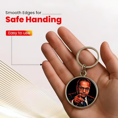 Image of MG | Protective Evil Eye /Spiritual Symbols /Om /Motivational Keychains | Double-Sided Metal Key Ring | Good Luck and devine Charm for Car, Bike, Home & Office