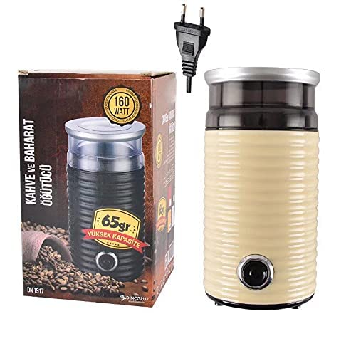 SXLCKJ Kaffeemühle Elektrische Kaffeemühle Edelstahlklinge Kaffeebohnenmühle Getreidemühle Geschenk (Zerkleinerer… – Bild 3