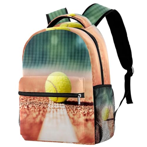 Sac de voyage multicolore motif tennis grand compartiment 40cm