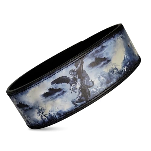 Saint Kaizen Archangel Michael Lever Belt for Weightlifting, Powerlifting, and Bodybuilding, 10mm...