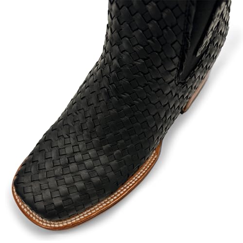 Men's Short Ankle Rodeo Petatillo Boot Square Toe4