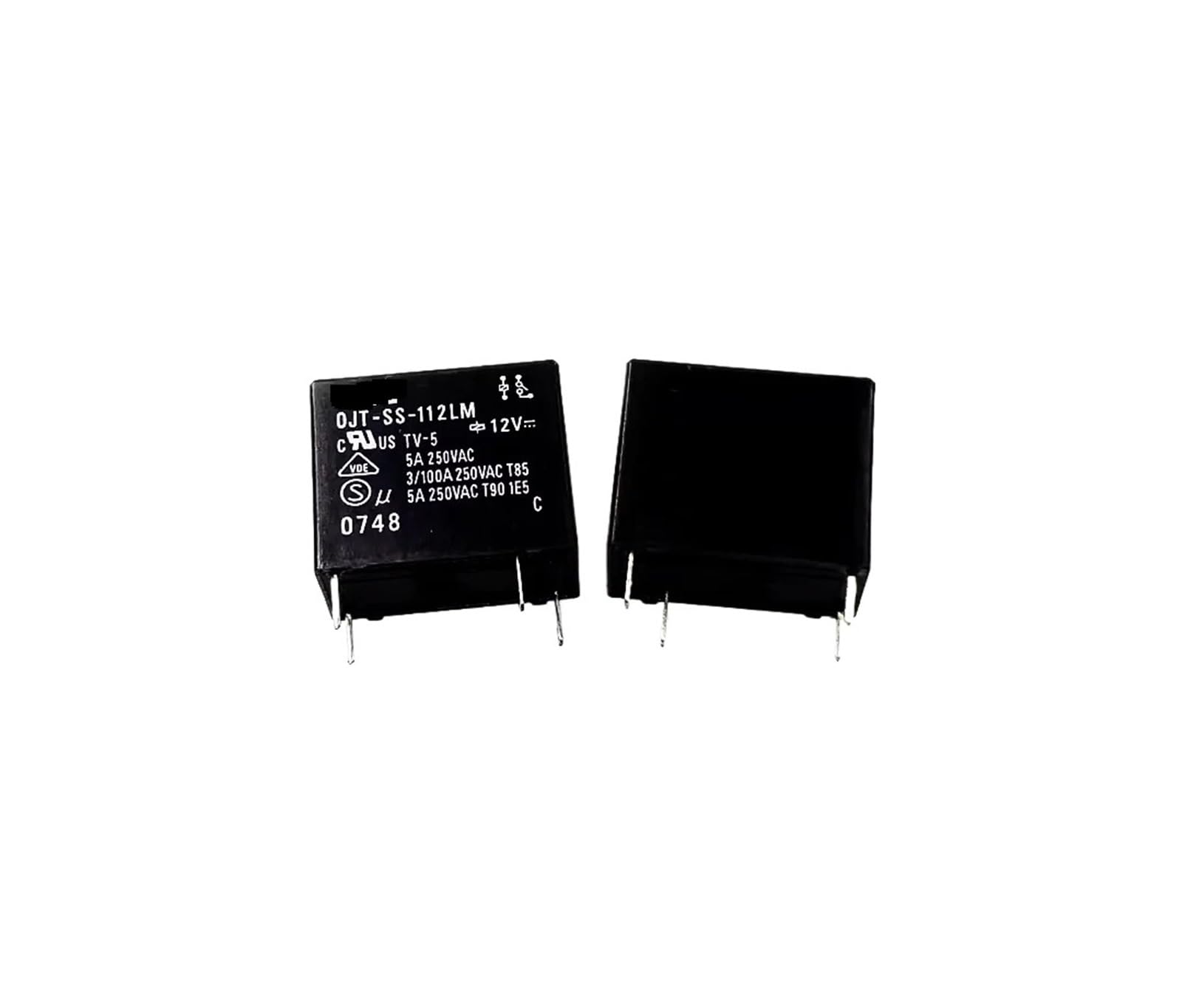 OJT-SS-112LM relais miniature 12VDC 5A commande de commutation 4 broches - 2