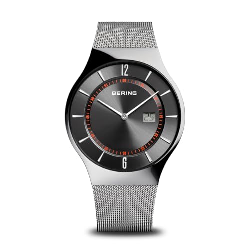 BERING Herren Uhr Funk Movement - Radio controlled Collection mit Edelstahl und Saphirglas 51640-077-A