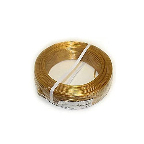 100 meter cable strap 2 x 0_50mmq gold color 220V cable section 0_50 mmq