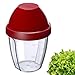 Produktbild Westmark Mix- und Schüttelbecher/Shaker mit herausnehmbarer Mixscheibe, Fassungsvermögen: 0,25 l, Höhe: 12,8 cm, Kunststoff, BPA-frei, Mix-Ei, Farbe: Klar/Rot, 30892270