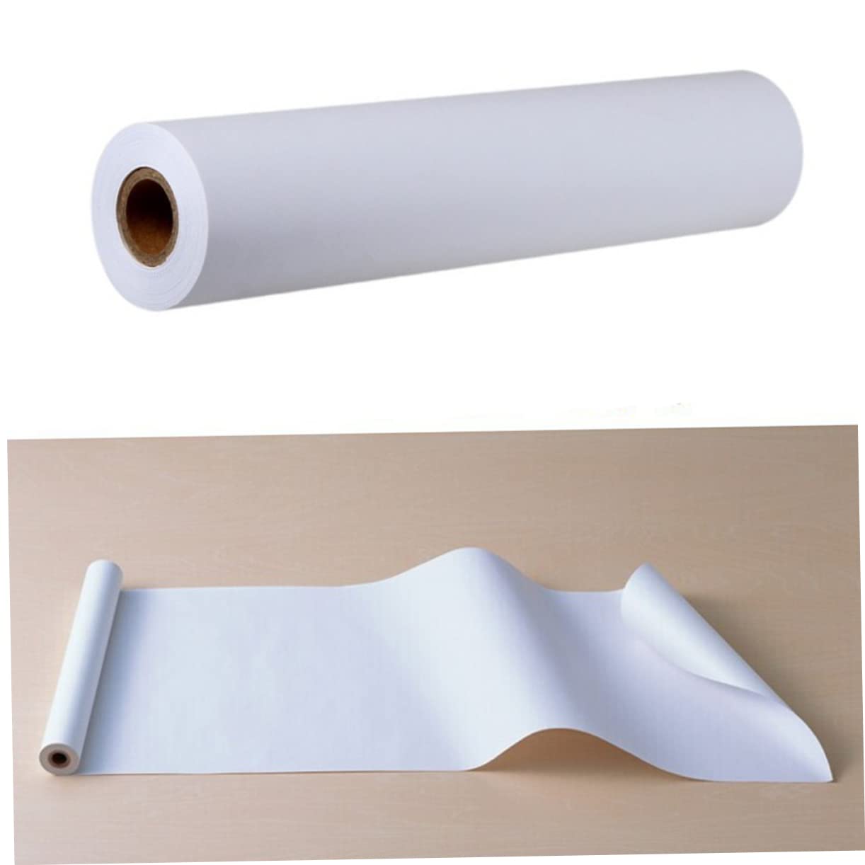 OSALADI 2Pcs White Drawing Paper Roll Blank Sketch Paper Acid Watercolor Paper for Craft Activities Easy to Use and Portable Art Supplies