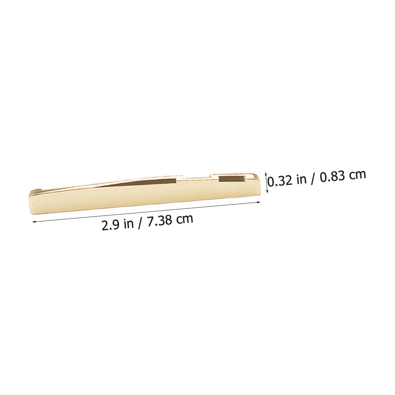 Holibanna Guitar Nut Acoustic Copper Peg Set Guitar Bridge Saddle Bridge Pin Easy Install Kit