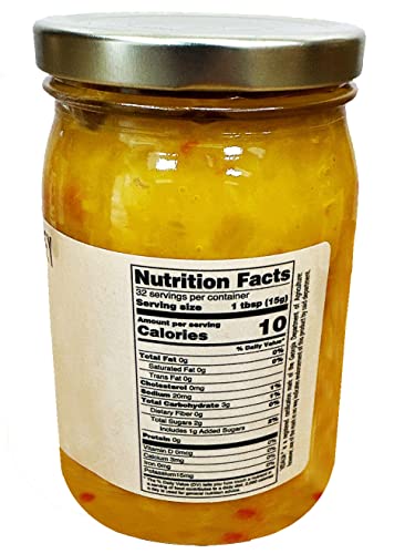 Vidalia Valley Onion Mustard Relish, 17 Oz (Pack of 2) ALL Natural, NO Preservative