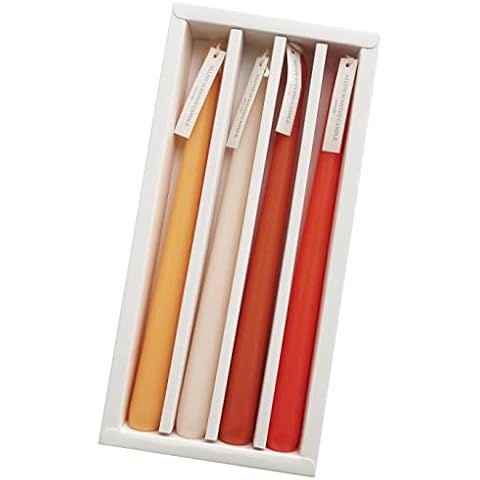 Orange Gradient Color Scented Taper Candles Cover