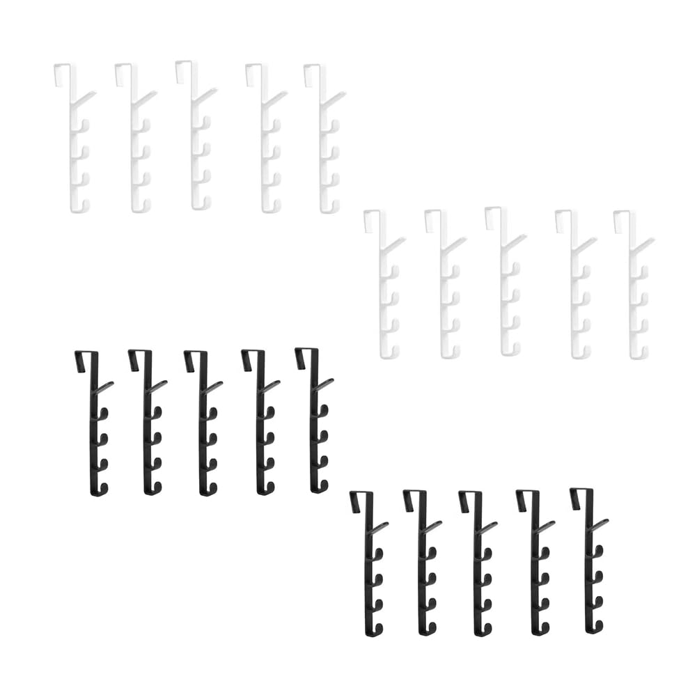 CTRLZS Clothes Hook Behind the Door Clothes Rack Behind the Door Dormitory Door Hook Storage Rack