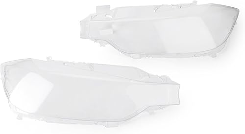 Miniatura 2 de GZYF 1 par de cubierta de repuesto para lente de faro delantero (izquierda y derecha) para BMW F30 2013-2016 transparente
