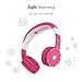Tonies Foldable Wired Headphones for Kids - Comfortably Designed to fit On-Ear - Works with Toniebox 1 and All 3.5mm Devices - Pink