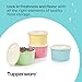 Tupperware Heritage Collection 8 Piece Food Storage Canister Set in Vintage Colors, Dishwasher Safe and BPA Free (4 Containers, 4 Lids)