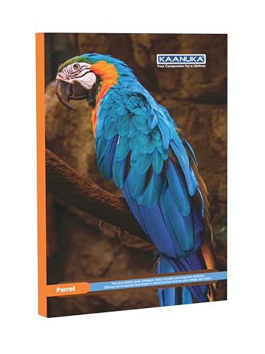 Image of KAANUKA Long Size Notebook - 300 Pages, Unruled, Plain, Long Size - 27.2cm X 16.7cm, Pack Of 6 Notebooks, Long Size Unruled Notebooks for School and College Students