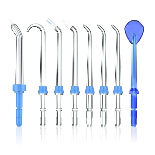 8 puntas de repuesto para hilo dental Waterpik, cabezales de repuesto clásicos de chorro