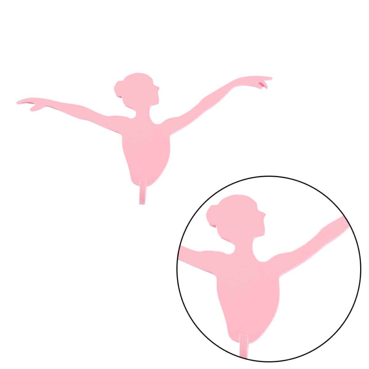 Alipis 4piezas Ganchos De Pared De Bailarina Creativos Para Colgar Toallas Paño De Limpieza y Diseño Elegante Para Decoración De Baño o Habitaciones