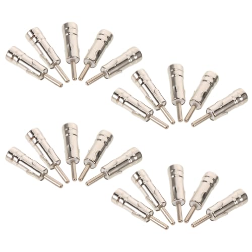 Kit de adaptador de antena de radio para coche, convertidor estéreo ISO DIN de recepción FM, 20 uds