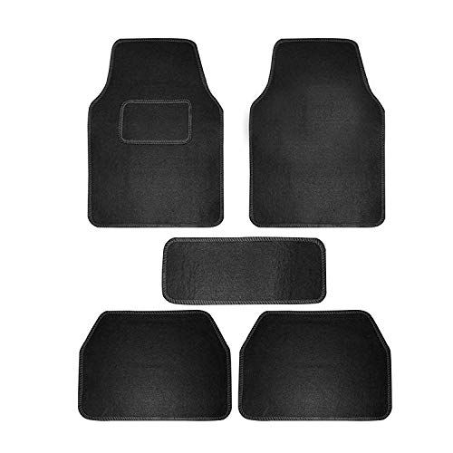 Carigiri Black Universal Fit Carpet Floor Car Mats for Universal