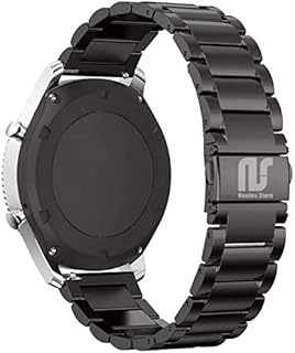 Pulseiras Nandos-Store compatíveis com Smartwatch Samsung Gear S3/ Galaxy Watch 46mm - Nandos-Store (Preto 3 elos)