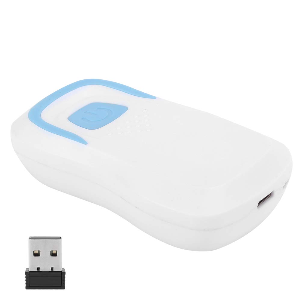 Gonetre Scanner sans Fil 2,4 G QR Code et Lecteur avec Batterie 1000 MAh
