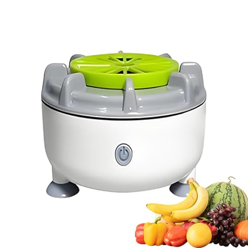 Patifirst Limpiador de Frutas - Limpiafrutas Automático Portátil - Artículo De Cocina Para Fresas Patatas Huevos Lechuga Carne Arroz Hogar Granja