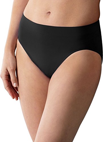Bali Passion for Comfort Microfiber Hi-Cut Brief 2283 7/Black