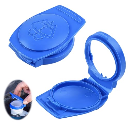 2 Stück Deckel für Scheibenwaschbehälter 3Q0955455, Wischwasser Deckel kompatibel mit VW Passat Polo Golf Tiguan Touran Audi Skoda Universal auto wischwasser Tankdeckel