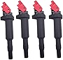 4PCS ARKAUTO HIGH PERFORMANCE IGNITION COIL ARK-IG592-R 12137594937 UF592 FOR MINI R55 R57 R56 R60 R58 R61 R59 1.6 N12 N16 BMW 1 2 3 4 5 SERIES X1 X3 X4 X5 X6 Z4 2.0 2.0T N43 N46 N20 E&F CHASSIS