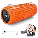 Wolfyok fitness フォームローラー 電動 筋膜ローラー 4000mAh 大容量電池 多種類の凹凸 リリースローラー ストレッチローラー【意匠権取得】 パワフル振動 筋膜リリース ローラー 振動 猫背 ヨガポール グリッド ピラティス リラクゼーション 足 腰 肩 首 トレーニング 器具 ウルフヨック フィットネス 収納袋付 プレゼント