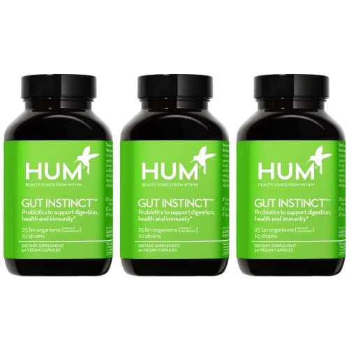 HUM HUM Gut Instinct Daily Probiotic Lactobacillus & Immune Support, 3 Pack sold by HUM Nutrition - Amazon Seller - US