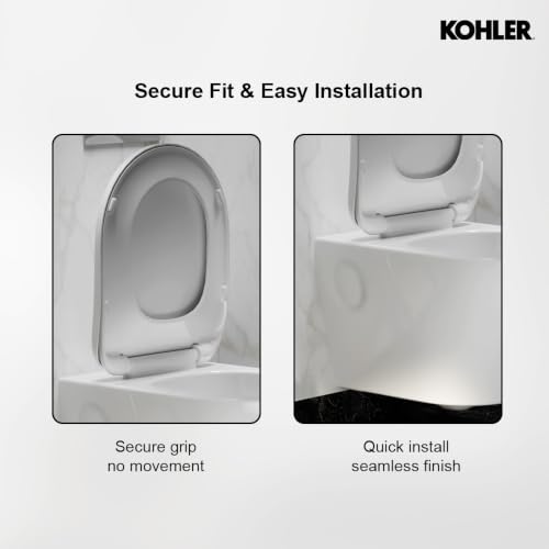 Image of Kohler Apt Wall-hung Round-front Toilet with Skirted Trapway