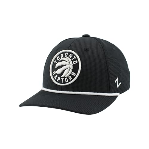 Toronto Raptors NBA Officially Licensed Rope Hat Snapback Backspin Contrast Black