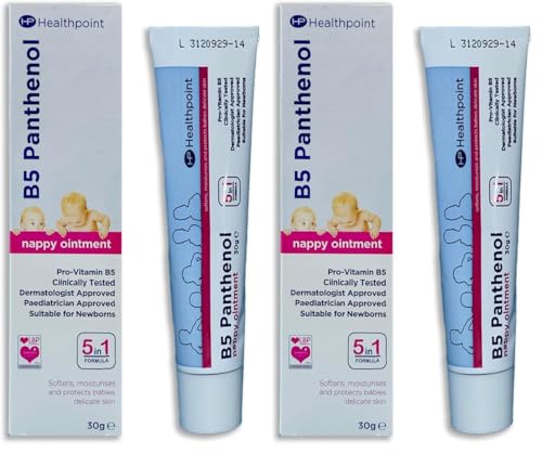 Healthpoint B5 Panthenol Nappy Cream, Softens, Moisturises And Protects, Breathable Barrier Helps Prevent Nappy Rash, Pro Vitamin B5, Dermatologist And Paediatrician Approved, Suitable For Newborns