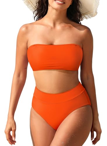 Pink Queen Women's Removable Strap Pad High Waist...