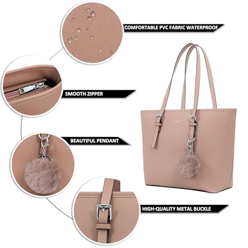 Image of TANTOMI Tote Bag for Women Large Purse Top Handle Ladies Shoulder Bags for Office School Shopping