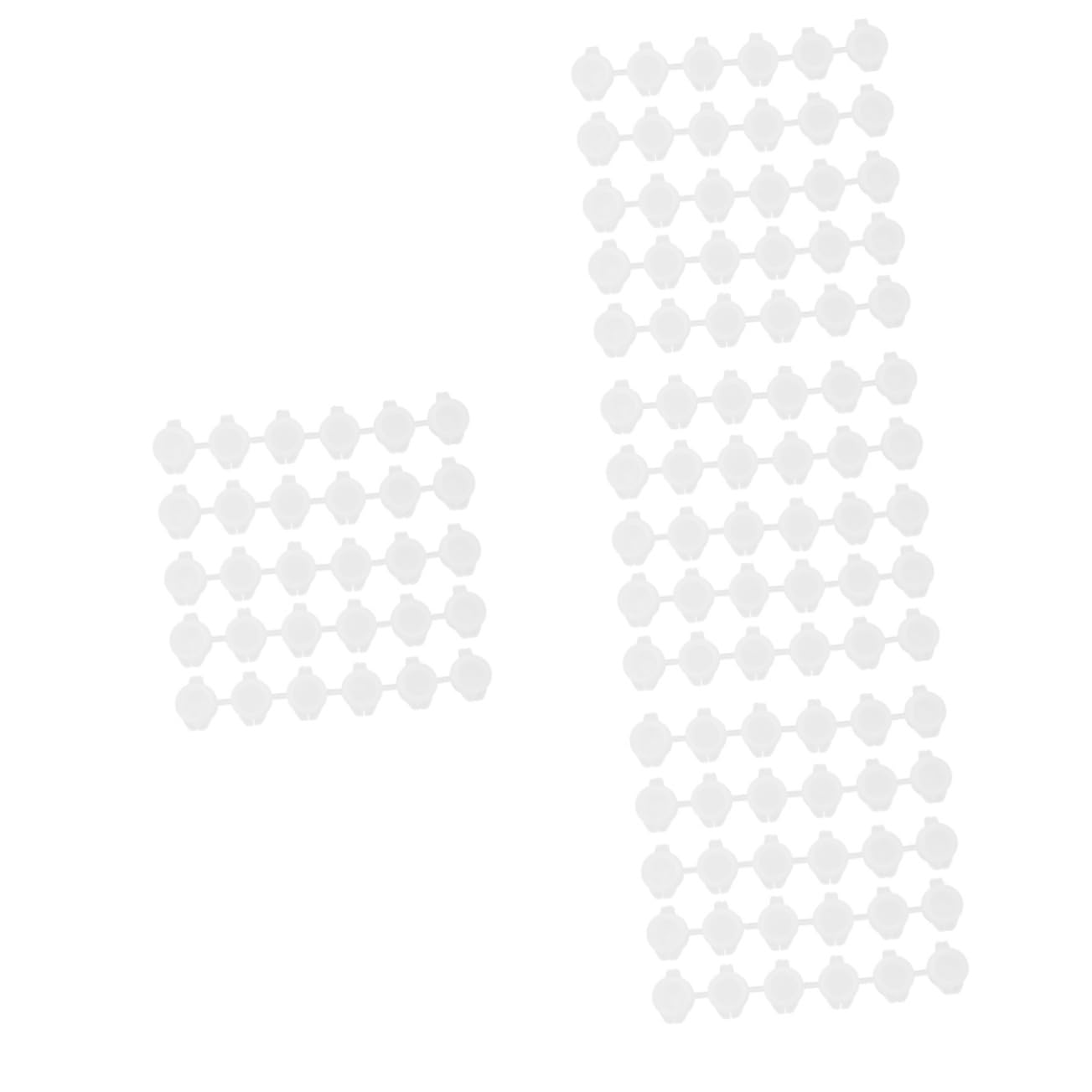 OSALADI 3sets 30pcs Paint Pot Storage Containers Clear Paint Strips for Art Craft and Painting Projects for Watercolor Pigment and 30pcs*3