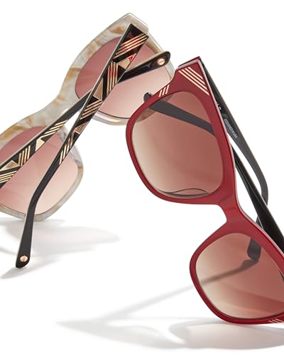 L.A.M.B. Gwen Stefani LA597 Square Sunglasses for Women, 53 mm, UV400 Protection4